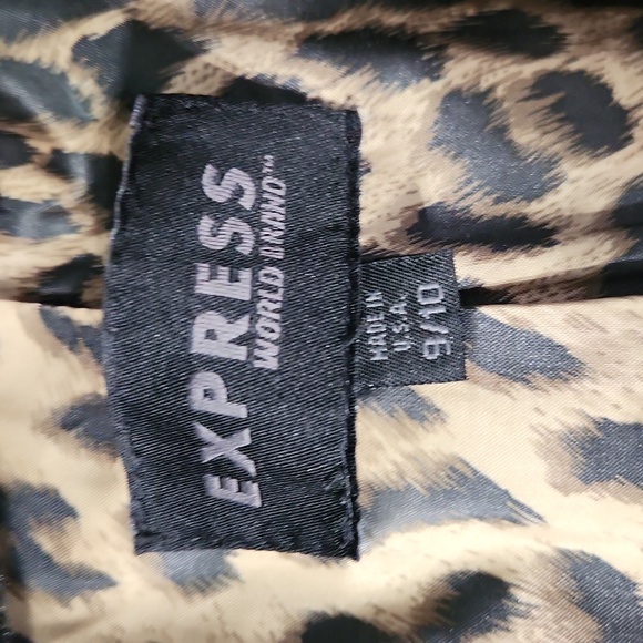 Express Black Faux Fur Coat - Picture 6 of 12